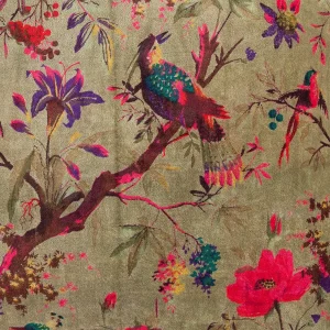 Home Sofa Decor Green Bird Print Cushion Cover - Image 7