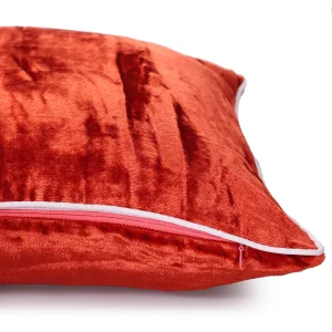 Home Sofa Decor Rust Velvet Cushion Covers 16" - Image 5