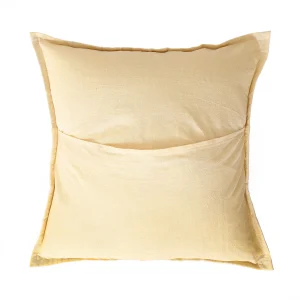 Indian Beige Cotton Shape Cushion Cover - Image 5