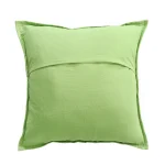 Indian Handmade Parrot Green Cushion Cover 16" - Image 5