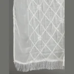 Luxuries White Sequence Work Chiffon Dupatta - Image 5