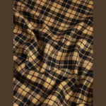 Luxury Beige Check Pattern Shawl - Image 8