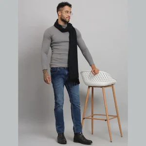 Men's Green Casual Winter Muffler - Image 3