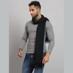 Men's Green Casual Winter Muffler - Image 4