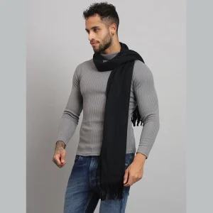 Men's Green Casual Winter Muffler - Image 4