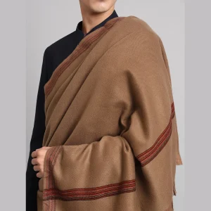 Men's Meditation Brown Wool Lohi / Shawls - Image 5