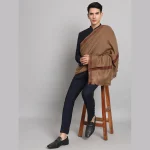 Men's Meditation Brown Wool Lohi / Shawls - Image 6