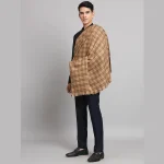 Men's Winter Fashion Wool Shawl (Beige Color) - Image 6