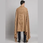 Men's Winter Fashion Wool Shawl (Beige Color) - Image 7