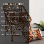 Multi Color 2 Pieces Velvet Pillow Covers - Image 6