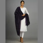 Party & Festive Wear Purple Sequins Work Chunni / Dupatta - Image 4