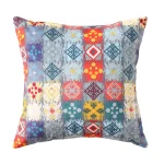 Patchwork Look Decorative Velvet Cushion Cover - Image 3