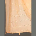 Peach Beautiful Handmade Women's Chanderi Silk Dupatta - Image 5