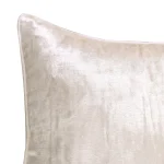 Set of 2 Decorative Velvet Cushion Cover Square White - Image 4