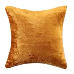 Set of 2 Mustard Velvet Cushion Cover 16" - Image 5