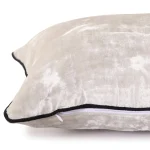 Set of 2 Velvet Cushion Cover Decorative White Pillows - Image 3