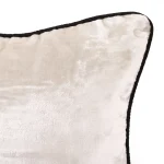 Set of 2 Velvet Cushion Cover Decorative White Pillows - Image 5
