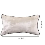 Set of 2 Velvet Cushion Cover Decorative White Pillows - Image 6
