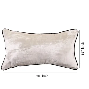 Set of 2 Velvet Cushion Cover Decorative White Pillows - Image 6