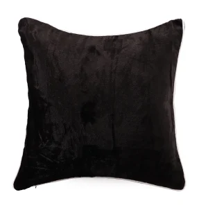 Soft Velvet Cushion Cover Black Color 40X40CM - Image 3