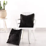Soft Velvet Cushion Cover Black Color 40X40CM