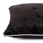 Soft Velvet Cushion Cover Black Color 40X40CM - Image 5