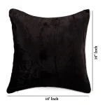 Soft Velvet Cushion Cover Black Color 40X40CM - Image 6