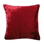 16" Wine Velvet Fabric Cushion Cover - Image 4