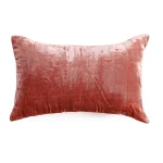 Solid Rose Gold Soft Velvet Pillow Cover - Image 3