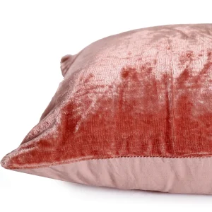 Solid Rose Gold Soft Velvet Pillow Cover - Image 4
