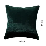 Stylish & Comfortable 16" Green Cushion Cover for Sofa - Image 6