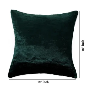 Stylish & Comfortable 16" Green Cushion Cover for Sofa - Image 6
