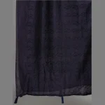 Stylish Navy Blue Chanderi Silk Dupatta 82" x 34" - Image 6