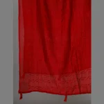 Traditional Thread Embroidery Self Design Daily Wear Maroon Dupatta - Image 5