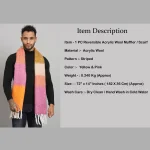 Warm & Super Soft Wool Scarves For Men's - Image 8