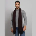 Wine Color Men's Muffler Perfect Gift For Your Friends