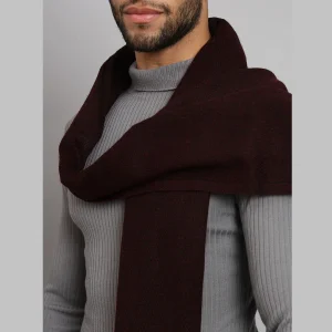Wine Color Men's Muffler Perfect Gift For Your Friends - Image 4