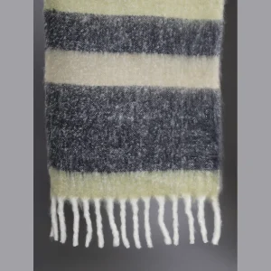 Women Black Check Acrylic Reversible Scarves - Image 7