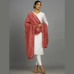 Women Chanderi Silk Office Wear Long Scarf 34"x82"