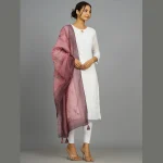 Women for Daily Use Dupatta Casual Mauve Color Scarves - Image 3