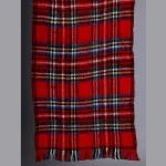 Women Reversible Acrylic Wool Check Scarf - Image 6