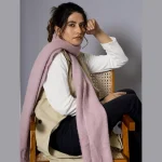 Women Winter Wear Pink Wool Neck Wraps Muffler - Image 11