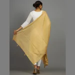 Women's Beige Chanderi SilkĀ Dupatta - Image 6