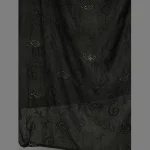 Women's Black Sequins Long Chunni 82" x 34" - Image 6