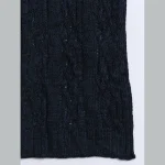 Women's Pashmina Knitted Wool Neck Wraps Blue Scarf - Image 6