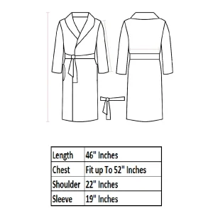 Beach Wear Blue Floral Print Cotton Bathrobe - Image 8