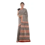 Bagru Print Soft Cotton Women's Saree