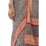 Bagru Print Soft Cotton Women's Saree - Image 5