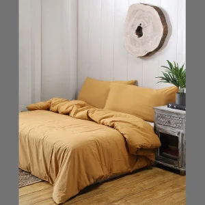 Exclusive Duvet Cover & Pillows (Gold/Beige) - Image 4