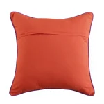 16" Reversible Orange Solid Cushion Cover - Image 4